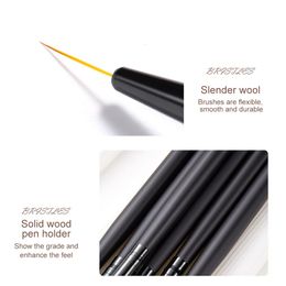 Nail Art Liner Painting Pen 3D Tips Acrylic UV Gel Brushes Drawing Kit Flower Line Grid French Design Manicure Tool