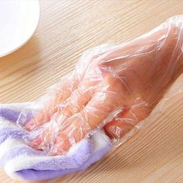 Disposable Gloves 50/100pcs Plastic Catering Supplies Service Hygiene Protect Hand Gants Jetables