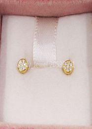 Less Classiques Earrings Stud In Gold With Diamonds Ref Bear Jewellery 925 Sterling Silver earringsFits European Jewellery Style Gift 5822922