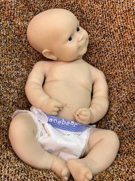 20Inch Painted/Unpainted Big Girl Maddie Full Soft Solid Silicone Reborn Doll Handmade Reborn Baby Doll Reborn Corpo De Silicone