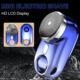 Shavers Electric Shaver for Men Razor Beard Trimmer Portable Rechargeable Shaving Hine Pocket Size Mini Shaver for Home Car Travel