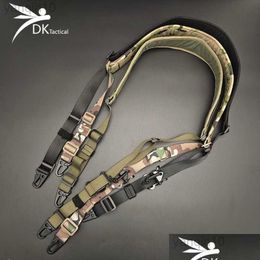 Rock Protection Outdoor Rifle Sling Strap Removable Modar 2 Point /1 Padded Tactical Crossbody Airsoft Hunting Accessories Drop Delive Otmz7