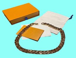 Luxury Designer Chains Necklaces Fashion Titanium Steel Hip Hop Jewellery Necklace for Lovers Men Woman 5595523