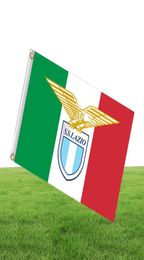 Italy SS Lazio SpA 35ft 90cm150cm Polyester Serie A flag Banner decoration flying home garden flag Festive gifts4161114