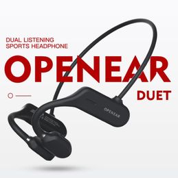 Bluetooth 50 Ear Hook Headphones AS3 Wireless Bone Conduction Headset wMic for Hands Calling IPX5 Waterproof Earphones3453899