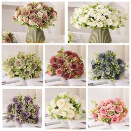 Decorative Flowers Grass Modelling Terrain Model Scenery Wedding Bouquet Simulated Flower Artificial Silk Fake