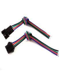 30 Set Connector 4 Pin with Wire for 35285050 RGB Led Strip Male and Female3343344