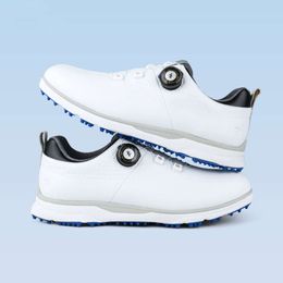 Designer Golf Shoes Fashion Sports Shoes Golf Clubs Men's Casual Sports Shoes Knobs Shoelaces Waterproof and Non Slip Soles Golf Shoes