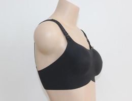 Selling bra for Silicone False Breast Beige Black color Sexy Push Up Bra for Man Cross dresser size 75C95C5555940