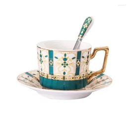 Mugs 2024 Coffee Cup High Capacity Ceramic Retro Creative Chinese Tea Set Tray And Spoon