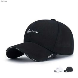 Ball Caps Unisex Casual Letter Embroidered Baseball Cap For Men Outdoor Sun Protection Trucker Hat Hio-Hop Cap SnapbackL240413