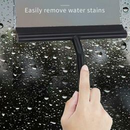 Silicone Window Tile Glass Wiper Cleaner Squeegee Shower Mirror Cleaning Holders