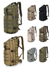 Wholesale Outdoor 3P Tactical Backpacks Waterproof Nylon Oxford Camouflage 35L Rucksacks Camping Hiking Bag Trekking Bag Sho9448054