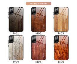 Wood grain glass phone cases for iPhone 12 11 pro promax X XS Max 7 8 Plus samsung S21 S20 NOTE20 NOTE107465703