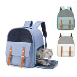 Cat Carriers Pet Carrier Backpack For Travel Hiking Breathable Outgoing Carrying Cats And Small Dogs