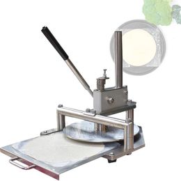 LEWIAO Stainless Steel Manual Pizza Dough Press Machine Flour Press Machine Pizza Snack Bar Equipment