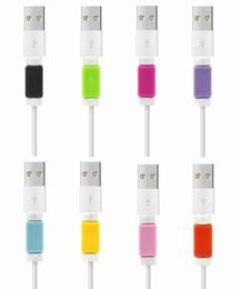 Silicone Winding Clips USB line Data Cable Protector Cables Protection Winder for i Phone Wire Winding Tool 1000ps6994708