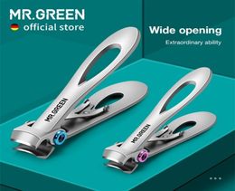 MRGREEN Nail Clippers Stainless Steel Two Sizes Are Available Manicure Fingernail Cutter Thick Hard Toenail Scissors tools 2110074308292