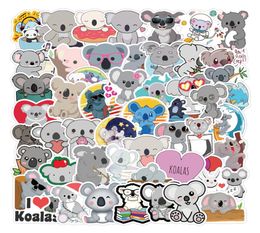 50Pcs Kawaii Koala PVC Waterproof Graffiti Stickers Laptop Pencil Case Scrapbooking DIY Luggage Exterior Cup Decals Pack Cute Stat1470136