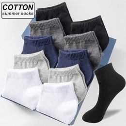 Men's Socks High Quality 10 Pairs/lot Men Large Size 42 43 44 45 46 47 48 Casual Breathable Fashion Black White Male Cotton Shor