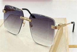 New fashion design sunglasses 8200762 square frame rimless exquisite cut lens simple and popular style versatile outdoor uv400 pro2046118