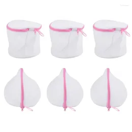 Laundry Bags Mesh Bag With Zips Handle Small Triangle-Shape X 6/Cylinder 6 Net Fine Lingerie Wash 12 Promotion