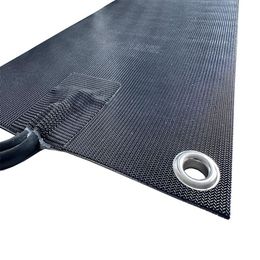 1 Pc Ice Heated Pad Outdoor Snow Melting Mat Heated Walkway Mat 10x30in(26x76cm) Connectable W/ Power Cord Walkway Mat