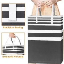Laundry Bags Collapsible Long Handles Store Dirty Clothes Space Saving Quilt Storage Bag Household Supplies