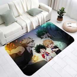 my hero academia bakugou katsuki Floor Mat Floor Mat Retro Multiple Choice Living Room Kitchen Rug Non-Slip Modern Home Decor