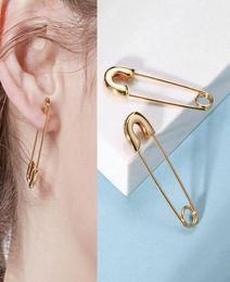 Dangle Chandelier Fashion Stainless Steel Safety Pin Earrings For Women Girlfriend Charm Stud EarringsDangle9528103