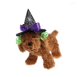 Dog Apparel Dropship Pet Hat Christmas Costume With Design For Holiday Parties Halloween Dressing Up Kitten Outfit Party Wizard