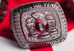 2020 whole Ohio State 2019 BucKeyEs Football National Championship Ring Souvenir Men Fan Gift Drop 9953437