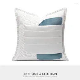 Pillow Modern INS Outdoor Sitting S Solid White Patchwork Cover 45x45cm Ornamental Pillows For Sofa Home Decor