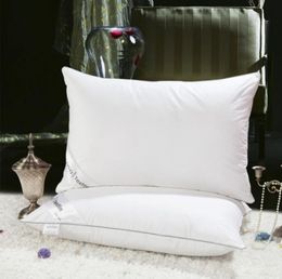 Home Textile Sleeping Pillow 100 goose down light white Pillow Zero Pressure Memory Neck Health 4874cm cotton6078541