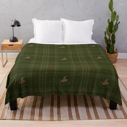 Blankets Mcgonagall Inspired Tartan Pattern Lash Bed Chenille Throw Blanket