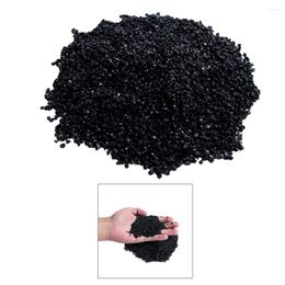 Decorative Flowers Natural Black Tourmaline Tumbled Chip Stone Root Chakra Pillow 50g 2mm Reiki Sphere Sculpture Point Display Stand