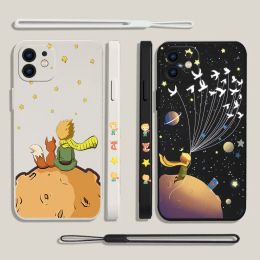 Cute The Little Prince Phone Case For Xiaomi Redmi Note 12 12S 11 11S 11T 10 10A 10T 10S 9T 9 8 7 Pro Plus 10C 9A 9C 4G 5G Cover