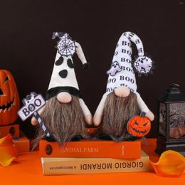 Decorative Figurines Halloween Gnome Doll Ornament Faceless Merry Christmas Decorations For Home Party Happy Year Gifts Festoon Garland