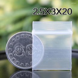 Gift Wrap Clear Plastic Bags 0.2mm Thick Pouches For Jewelry Earrings Small Bag With Zippe Z026 500 PCs/Lot