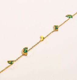 New Style Stainless Steel Bracelets Women Bangle 18K Gold Plated Enamel Lovers Gift Letter Pendants Wristband Cuff Chain Wedding J5243749