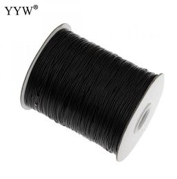 05mm08mm1mm15mm2mm 100yardsSpool Nylon Cord Black String Kumihimo Chinese Knot Cord Diy Making Jewellery Findings Rope6520685