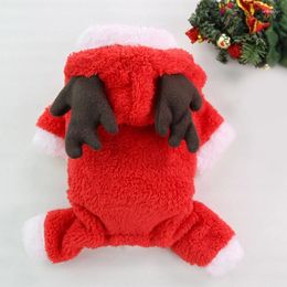 Dog Apparel Small Medium Pet Dogs Clothes Christmas Costume Chihuahua Pets Hoodies Warm Year Clothing Yorkshire 2024