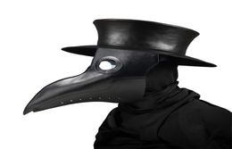 New plague doctor masks Beak Doctor Mask Long Nose Cosplay Fancy Mask Gothic Retro Rock Leather Halloween beak Mask2592479