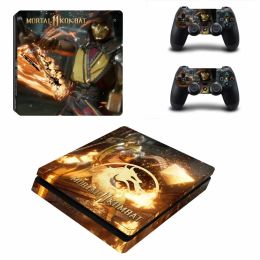 Stickers Mortal Kombat PS4 Slim Stickers Play station 4 Skin Sticker Decals For PlayStation 4 PS4 Slim Console and Controller Skin Vinyl