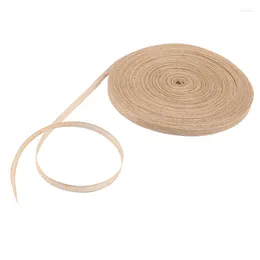 Party Decoration Natural Burlap Fabric With Beautiful Ribbon Wedding Event And Home Long 100 Yards Wide 1.5Cm