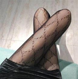 20 Designs Sexy Mesh Long Stockings For Women Luxury Silk Womens Designer Letters Tights Net Stocking Ladies Wedding Party Pantyho2996318