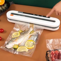 Machine New Automatic Food Vacuum Sealer 30cm With Bag 120kpa Powerful Packaging Machine Food Preservation Complimentary 10 Sealed Bags