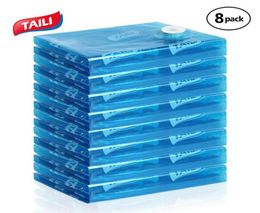 8 PCS Large Vacuum Storage Bag for Packing Clothes Space Saved Seal Compression Closet Organizer Foldable3160270