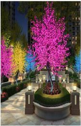 LED Cherry Blossom Tree Light 864pcs LED Bulbs 18m Height 110220VAC Seven Colors for Option Rainproof Outdoor Usage Drop8689855