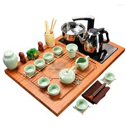 Teaware Sets Tea Set Kettle High Quality Chinese Solid Tray Household Board Chahai / Table All Product